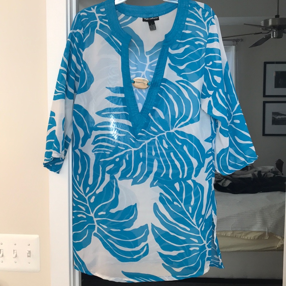 Sheer beachy tunic